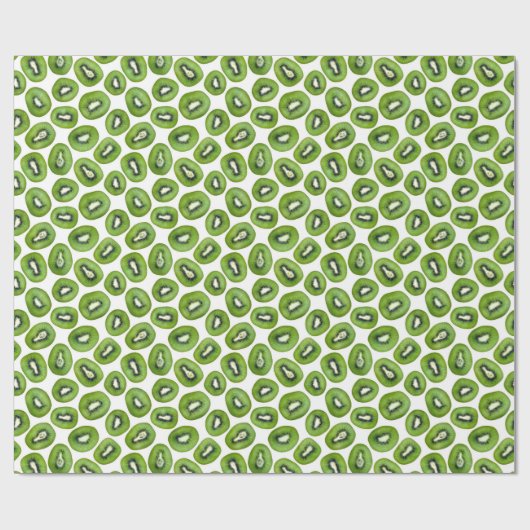Kiwi Pattern Cadeaupapier (Vlak)