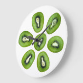 Kiwi Pattern Grote Klok (Hoek)
