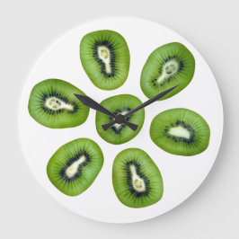 Kiwi Pattern Grote Klok