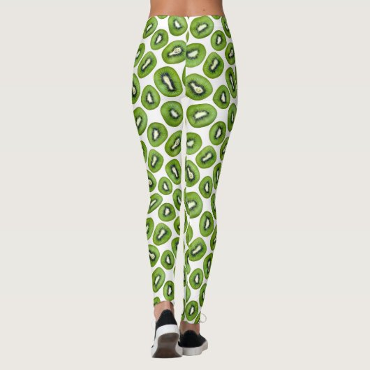 Kiwi Pattern Leggings (Achterkant)