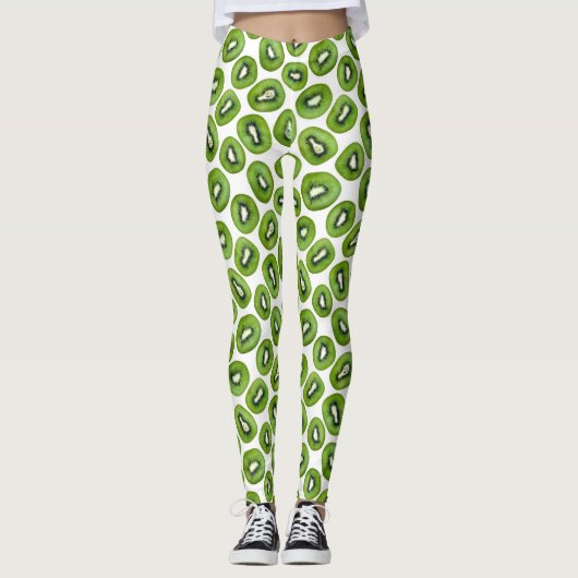 Kiwi Pattern Leggings (Voorkant)