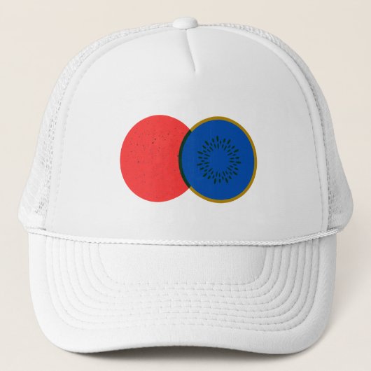 Kiwi Peaces Trucker Pet (Voorkant)