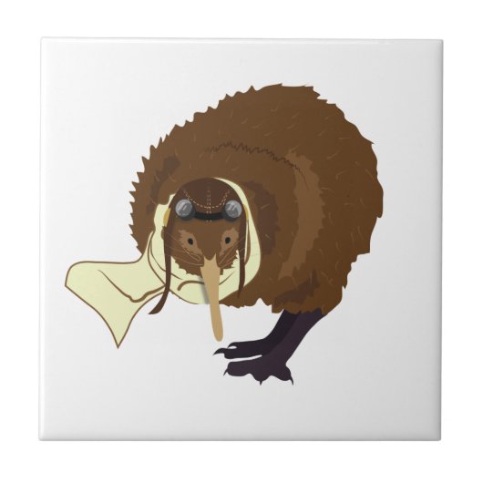Kiwi Pilot Tegeltje (Voorkant)