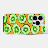Kiwi plakjes iPhone hoesje (Achterkant horizontaal)