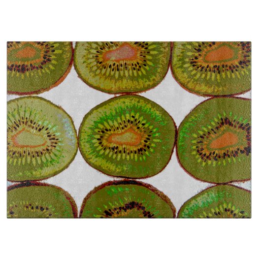 Kiwi plakjes snijplank (Voorkant)