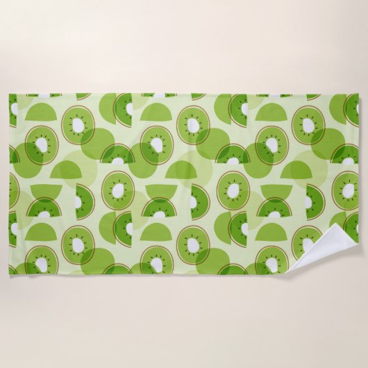 Kiwi Print Strandlaken (Voorkant)