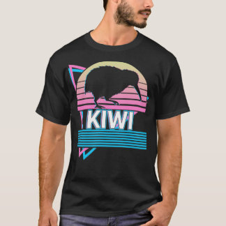 Kiwi Retro Cadeau T-shirt