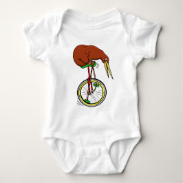 Kiwi Riding Unicycle Romper