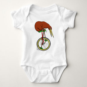 Kiwi Riding Unicycle Romper