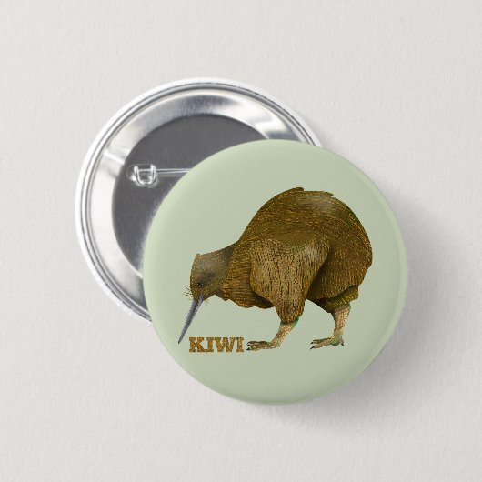 Kiwi Ronde Button 5,7 Cm (Voorkant /achterkant)
