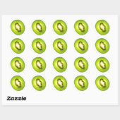 Kiwi Ronde Sticker (Vel)