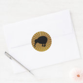 kiwi ronde sticker (Envelop)