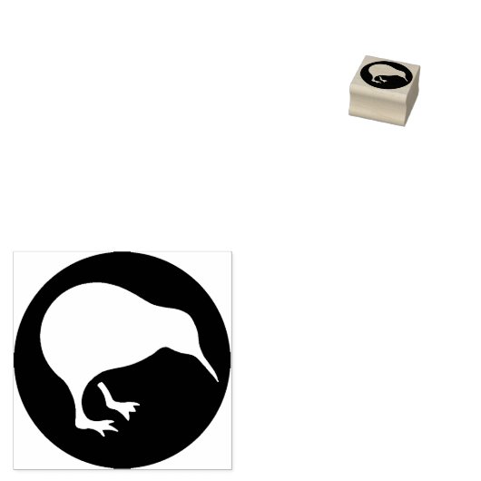 KIWI RUBBERSTEMPEL (Gestempeld)