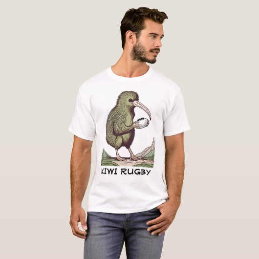 Kiwi Rugby T-shirt (Voorkant volledig)