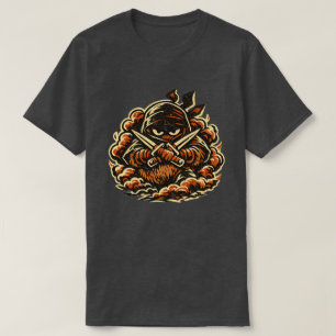 Kiwi Schaduw Ninja - Grappige Vrucht Donkere Ninja T-shirt