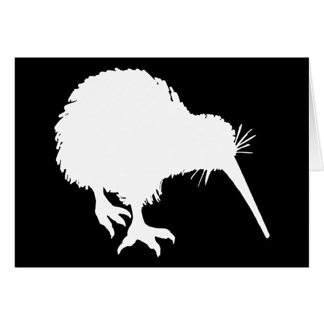 Kiwi Silhouette (Voorkant Horizontaal)