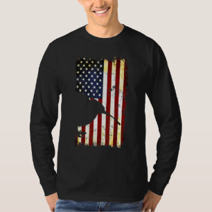 Kiwi Silhouette American Flag 4 juli T-shirt