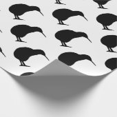 Kiwi Silhouette Cadeaupapier (Hoek)