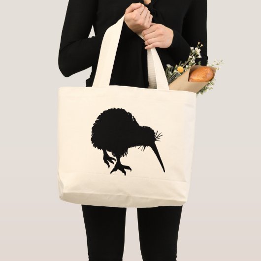 Kiwi Silhouette Grote Tote Bag (Voorkant (product))
