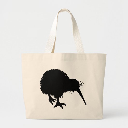 Kiwi Silhouette Grote Tote Bag (Voorkant)
