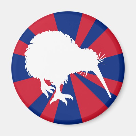 Kiwi Silhouette Magneet (Voorkant)
