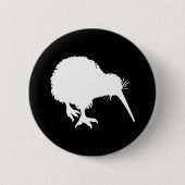 Kiwi Silhouette Ronde Button 5,7 Cm (Voorkant)