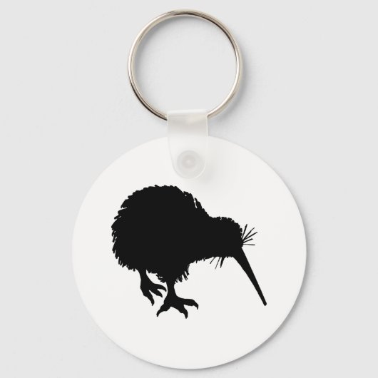 Kiwi Silhouette Sleutelhanger (Voorkant)