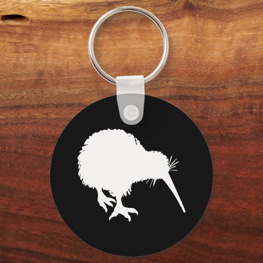 Kiwi Silhouette Sleutelhanger (Voorkant)