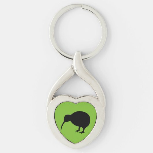 KIWI silhouette Sleutelhanger (Voorkant)