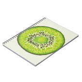 Kiwi Slice-illustratiepatroon Notitieboek (Linkerzijde)