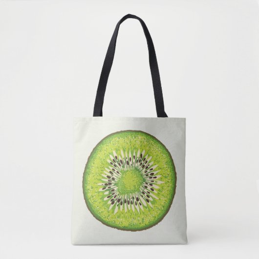Kiwi Slice-illustratiepatroon Tote Bag (Voorkant)