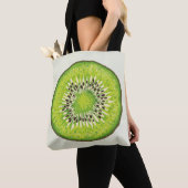 Kiwi Slice-illustratiepatroon Tote Bag (Dichtbij)