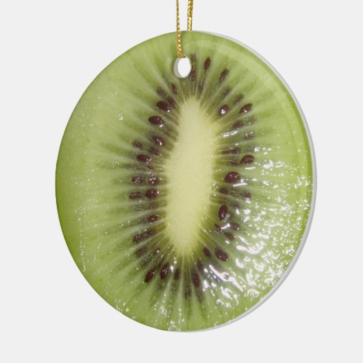 Kiwi Slice Keramisch Ornament (Links)