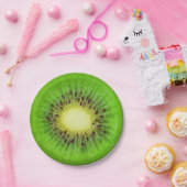 Kiwi slice papieren bordje (Feest)