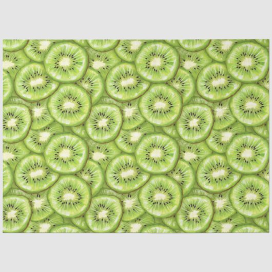Kiwi Slice Patroon Decoupage Tissuepapier (Voorkant)