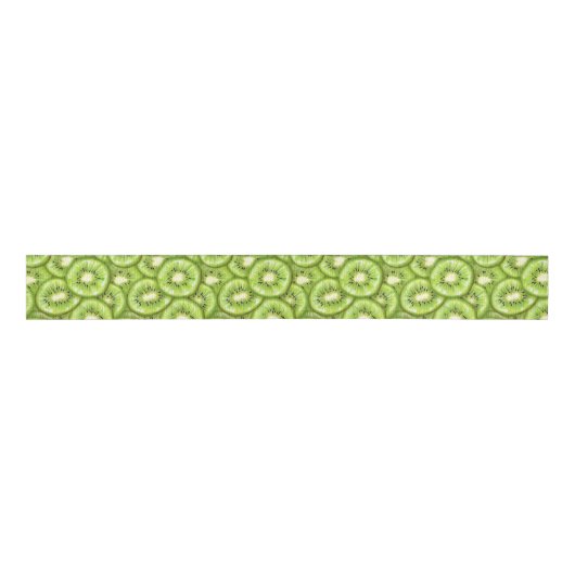 Kiwi Slice Pattern Grosgrain Lint (Voorkant)