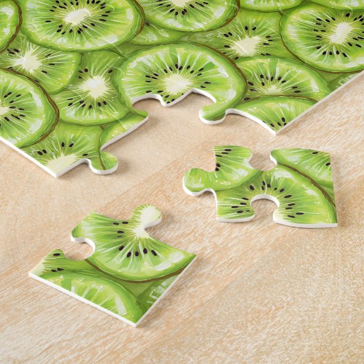 Kiwi Slice Pattern Legpuzzel (Zijkant)