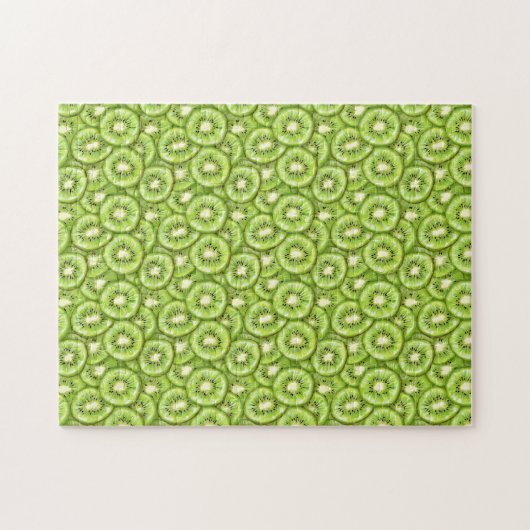Kiwi Slice Pattern Legpuzzel (Horizontaal)