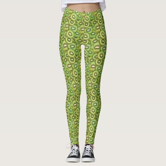 Kiwi Slices Leggings - Schattig (Voorkant)