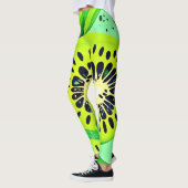 Kiwi Slices: Levendig en fris Leggings (Links)