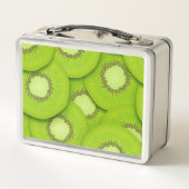 Kiwi Slices Metal Lunch Box (Achterkant)