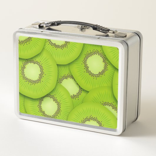 Kiwi Slices Metal Lunch Box (Achterkant)