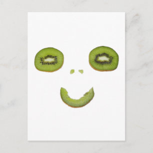 Kiwi - Smile - Postkarte Briefkaart