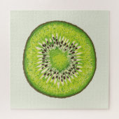 kiwi snijpatroon. legpuzzel (Horizontaal)