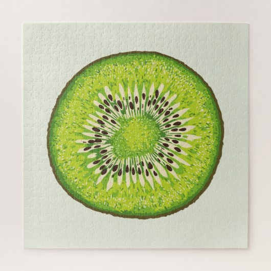 kiwi snijpatroon. legpuzzel (Verticaal)
