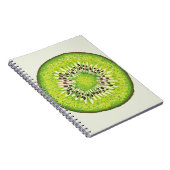 kiwi snijpatroon. notitieboek (Rechterzijde)