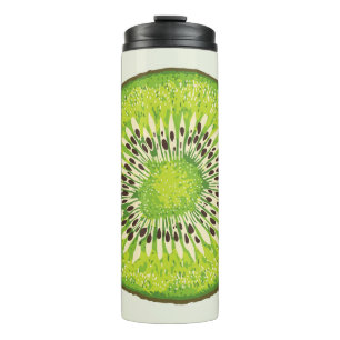 kiwi snijpatroon. thermosbeker
