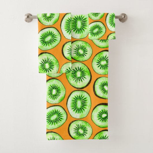 Kiwi snijwanden bad handdoek (Insitu)