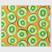 Kiwi snijwanden cadeaupapier (Vlak)