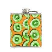 Kiwi snijwanden heupfles (Achterkant)